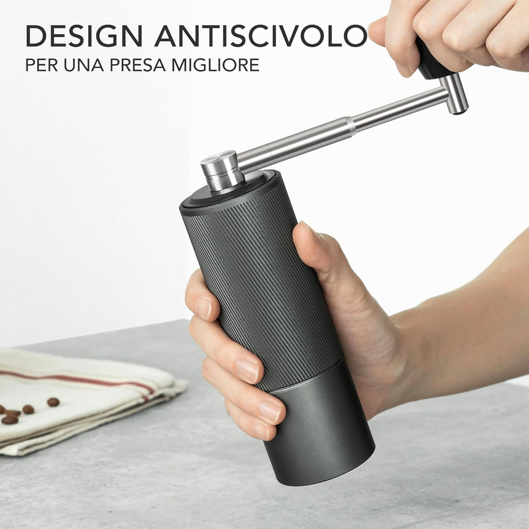 TIMEMORE Chestnut C2 FOLD Kaffeemühle Manuelle, Edelstahl Kaffeemühle mit kegelförmigem Mahlwerk, Ha