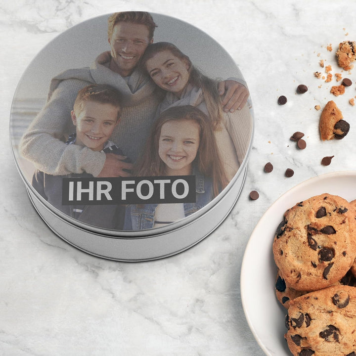 printplanet® - XL Keksdose personalisiert - Keks-Dose mit eigenem Wunschtext personalisieren - Plätz