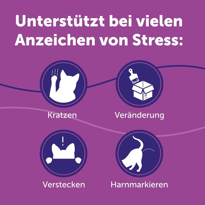 FELIWAY Classic Vorteilspack für Katzen | 3x Nachfüllflakon | Pheromone zur Reduktion von Stressverh