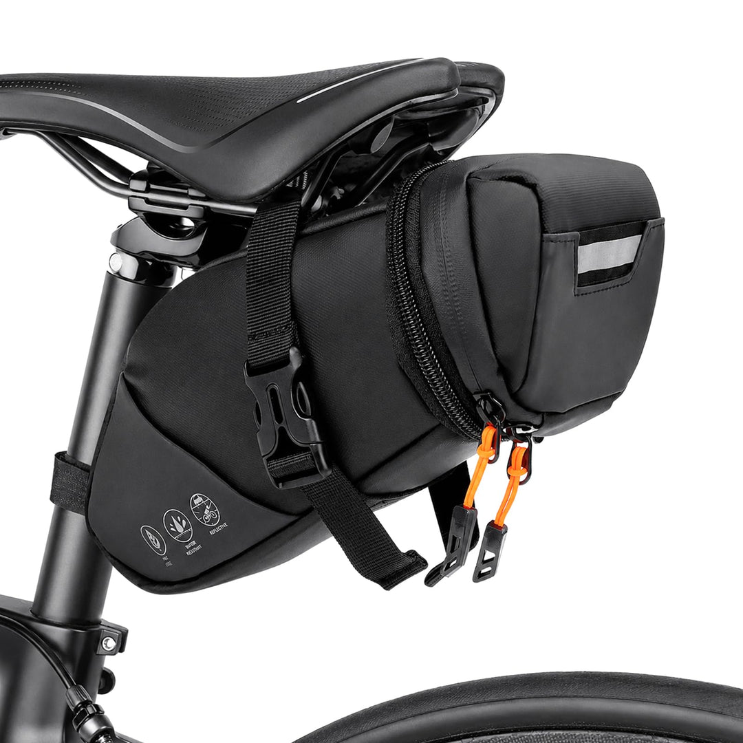 Satteltaschen für Fahrrad Wasserdicht Fahrrad Satteltasche Rennrad Klein | Saddle Bag 1,5–2 L Erweit