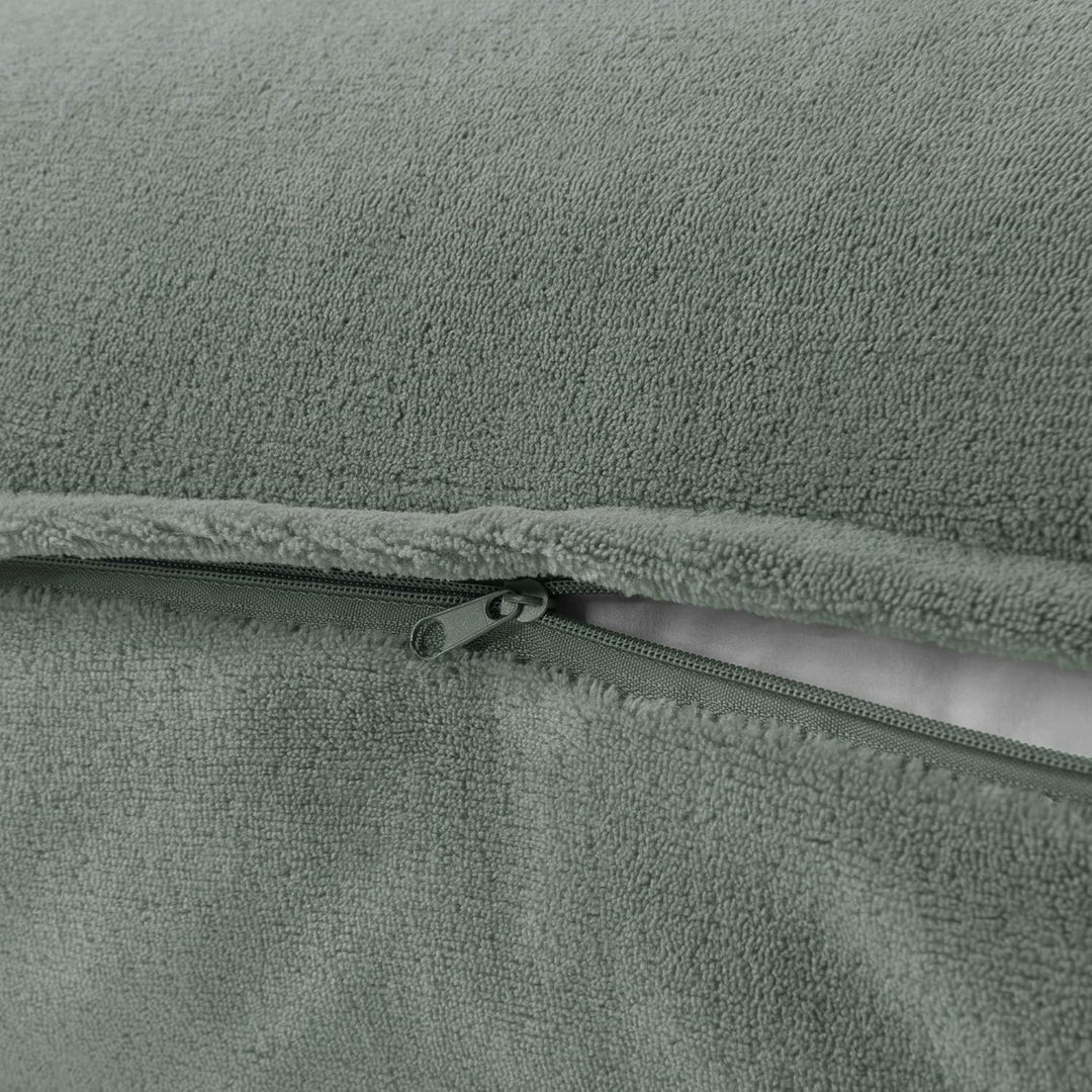 aqua-textil Feelwell Bettwäsche 200 x 220 cm 3teilig Coral Fleece Bettbezug Thermo Flausch grau Bett