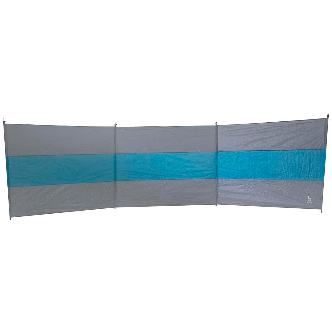 Bo-Camp Camping Windschutz XL Strand Zelt Garten Zaun Sichtschutz gross 500x140 blau/grau, blau/grau