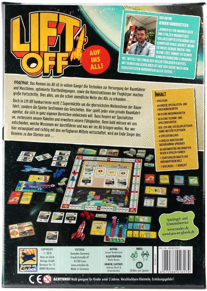 Hans im Glück HIGD1001 Asmodee Lift Off