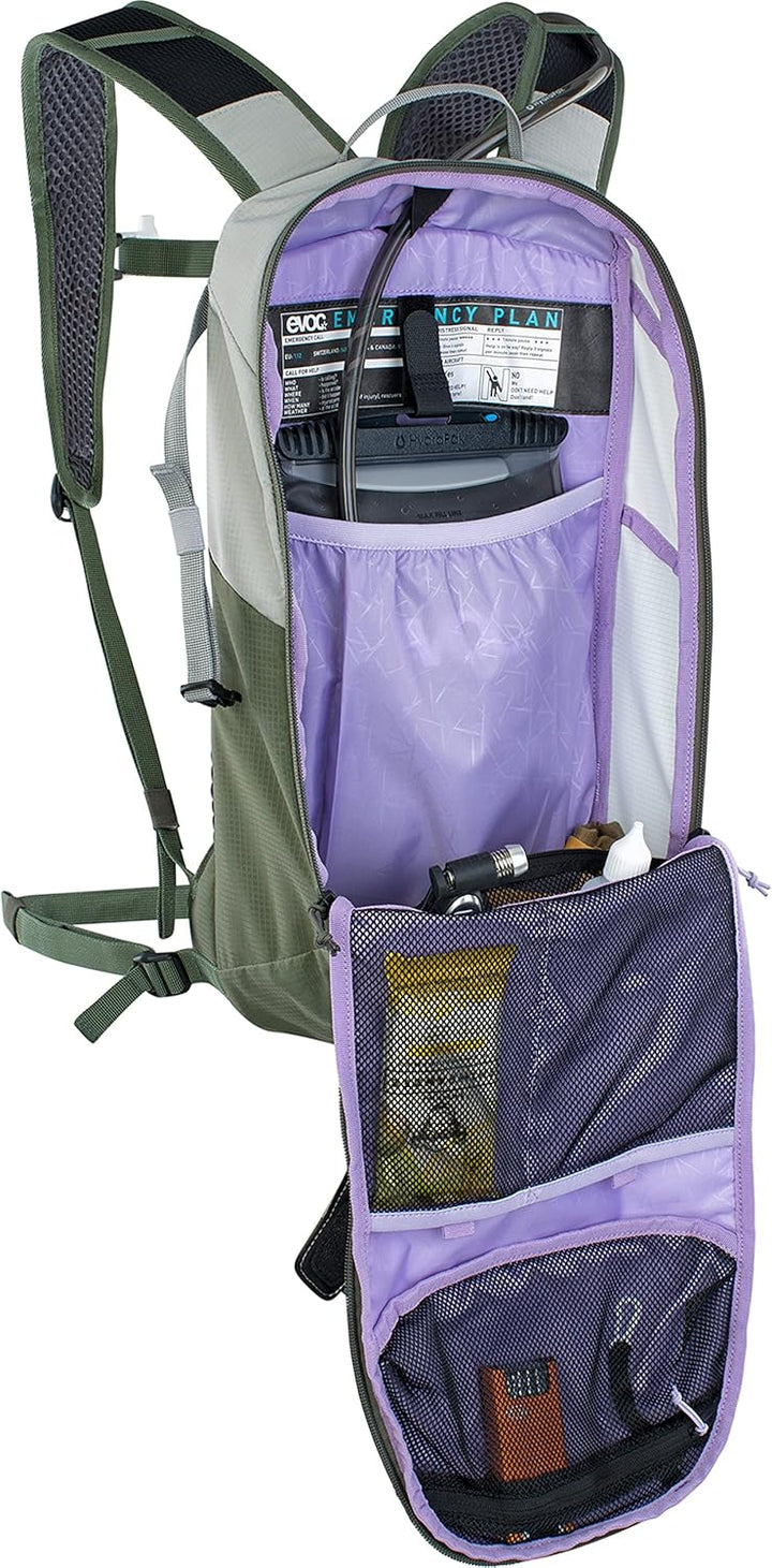 Ride 8 Rucksack grau/oliv, Steingrau/Dunkeloliv, Steingrau/Dunkeloliv