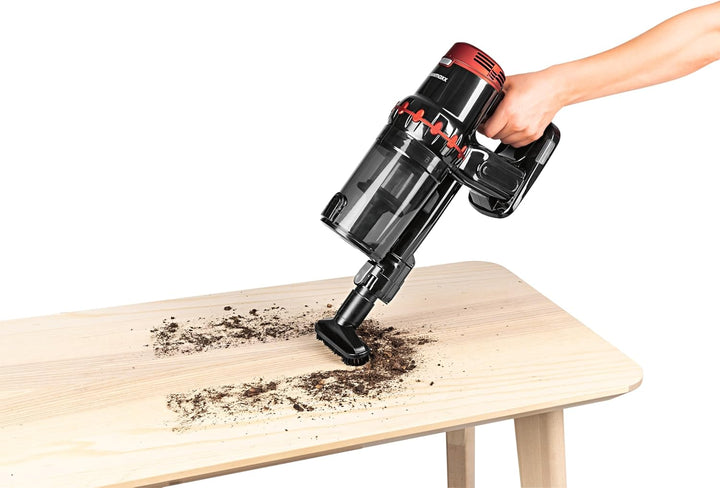 CLEANmaxx Zyklon Staubsauger | 2in1 beutelloser Boden- &amp; Handstaubsauger | Starke Saugleistung 12 kP