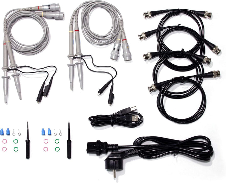 PeakTech 1341 – 4-Kanal Speicher-Oszilloskop 100 MHz - Max. 1 GS/s mit USB, LAN Schnittstelle &amp; 8" H