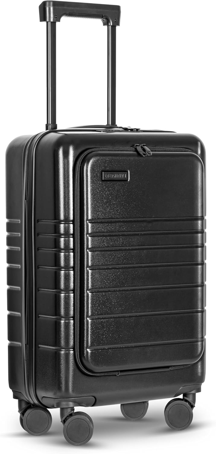 ETERNITIVE - Koffer I Reisekoffer aus ABS I Rollkoffer I Reisetrolley Leicht mit Doppelrollen 360° I