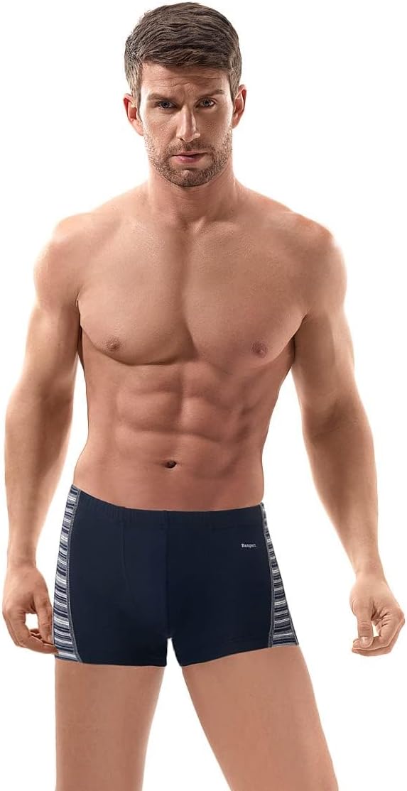 e.VIP® 3er Pack Herren Boxershorts Jacob 751 aus Micromodal XXL 3x Marine, XXL 3x Marine