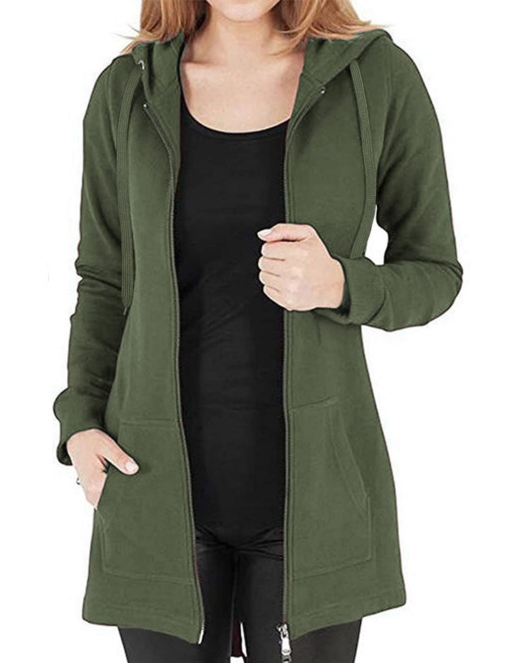 CMTOP Damen Sweatjacke Hoodie Kapuzenpullover mit Zipper Sweatshirt Jacke Langarm Pullover Kapuzenpu