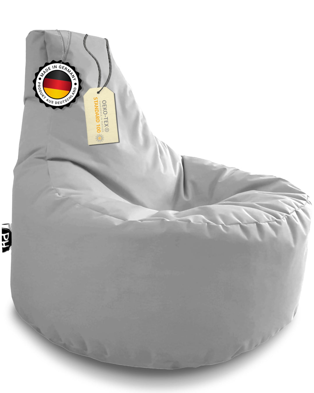 PATCH HOME Gamer Sessel mit Reissverschluss Lounge Kissen Sitzsack Sitzkissen Bean Bag In & Outdoor