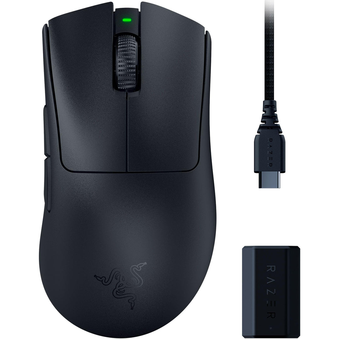 Razer DeathAdder V3 Pro + HyperPolling Wireless-Adapter - Ultra leichte E-Sport-Maus mit echten 8K H