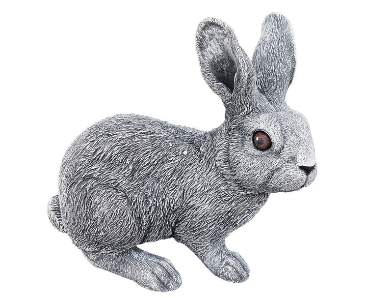 stoneandstyle Steinfigur grosser Feldhase Hase, Frost- und wetterfest bis -30°C, massiver Steinguss