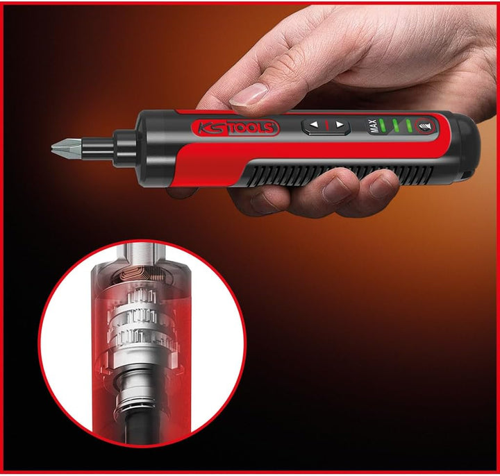 KSTools 515.3600 eMONSTER 1/4“ Akku-Bit-Stabschrauber-Satz, 27-tlg