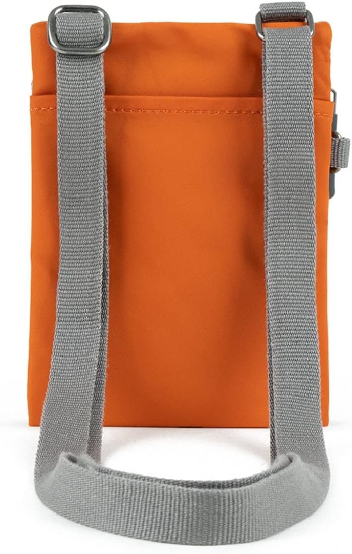 Roka London Chelsea Sling Pocket Bag Nylon Extra Small XS Burnt Orange, XS Burnt Orange