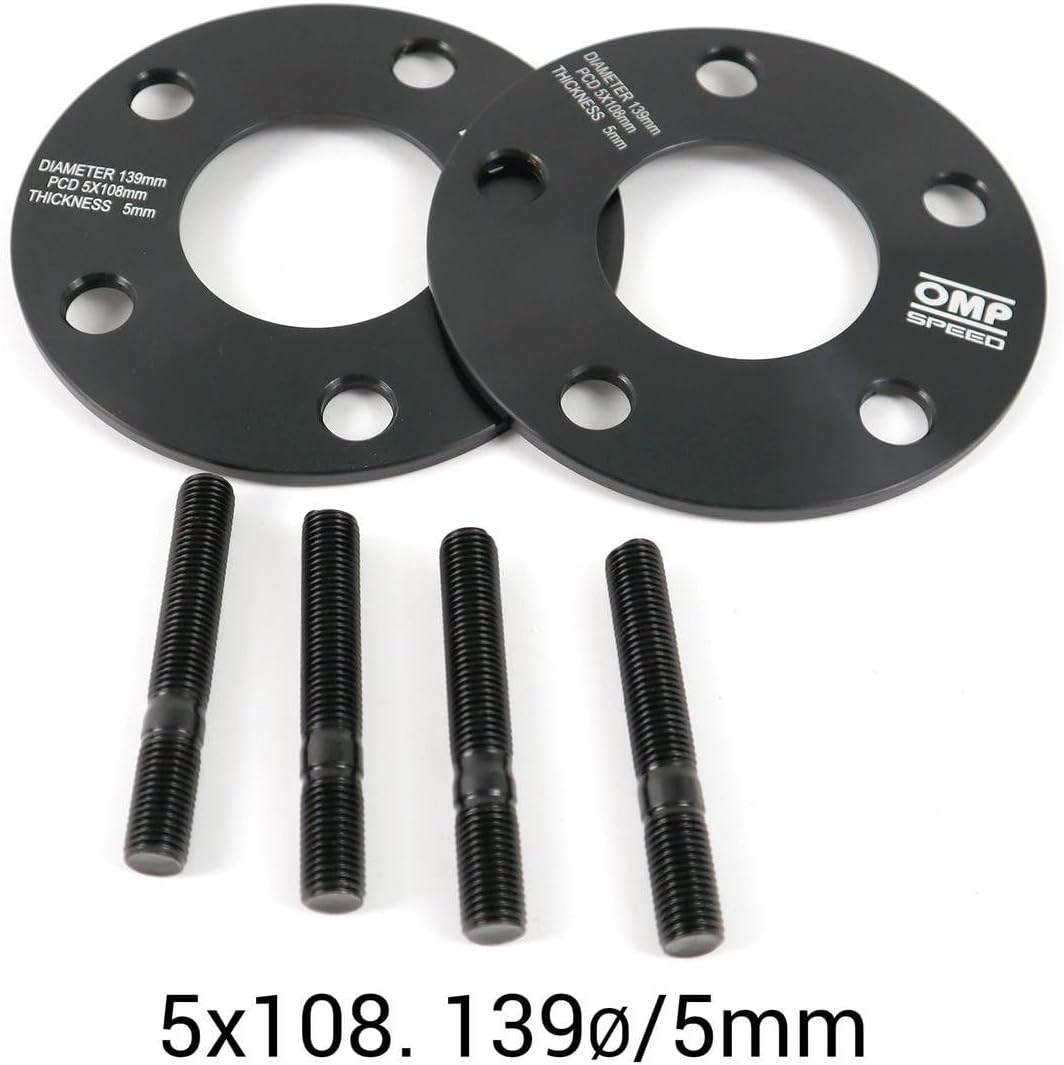 OMP SPEED Set Abstandhalter OMP 5Mm 5X108 63.4 M12X1.5 5x108 63.4 5mm, 5x108 63.4 5mm