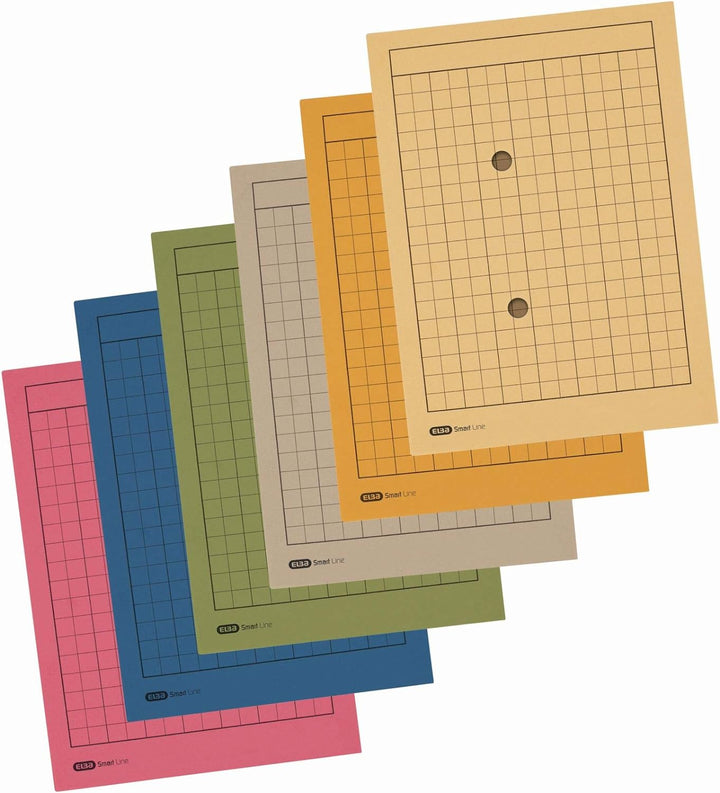 Elba Umlaufmappe, A4, 2 Sichtlöcher, Recyclingkarton, gelb, 50 Stück gelb Umlaufmappe, gelb Umlaufma