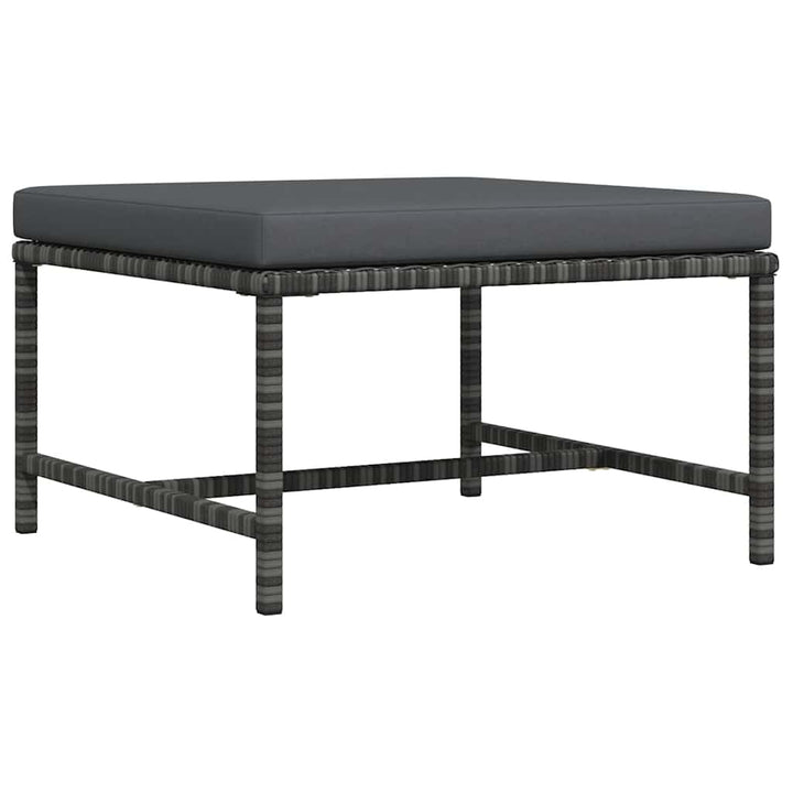 vidaXL Modular Fusshocker mit Kissen Sitzhocker Fussstütze Fussbank Gartenhocker Beistelltisch Couch