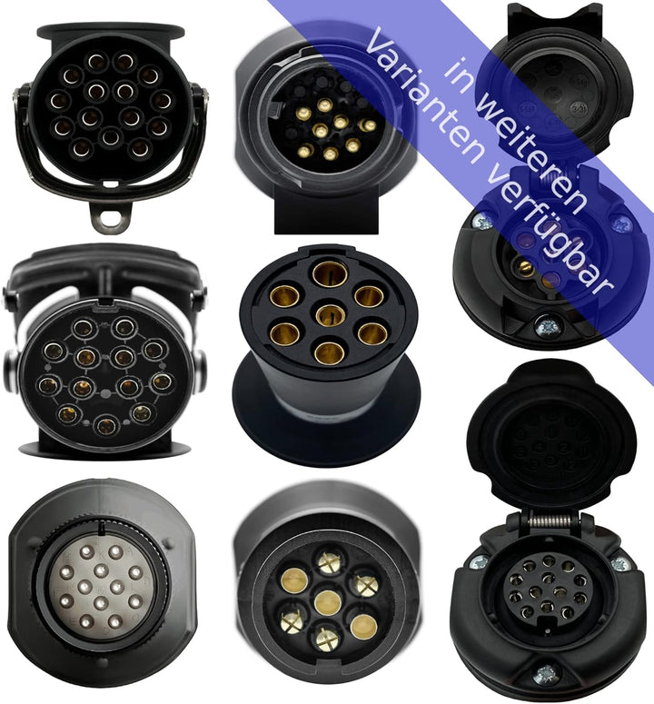 SAMETRUCK Spannungswandler Adapter 13pol LKW 24V -> 12V 13pol Anhänger Spannungsreduzierer