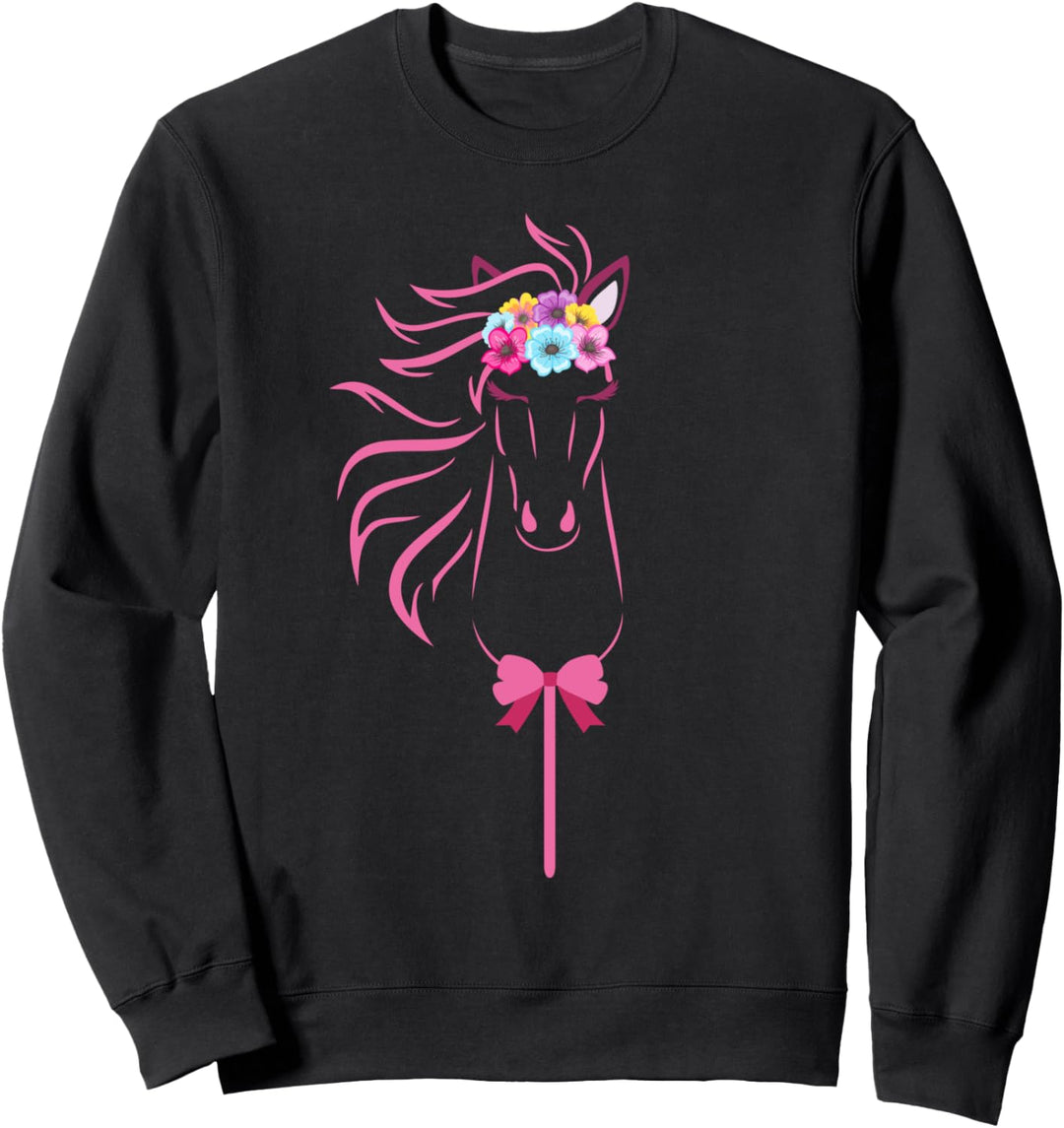 Steckenpferd Hobby Horse Pferd Reiter Geschenkidee Sweatshirt