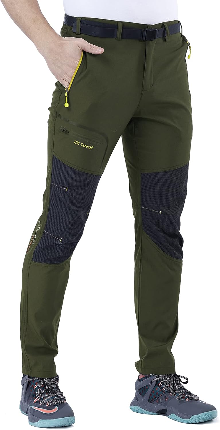 CARETOO Herren Wanderhose Trekkinghose Outdoorhose Softshellhose Funktionshose Skihose Verdickte War