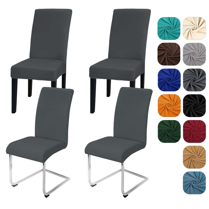 Yugarlibi Stuhlhussen 4er Set Stretch Stuhlhussen Schwingstuhl Elastische Hussen Stuhlbezug Abnehmba