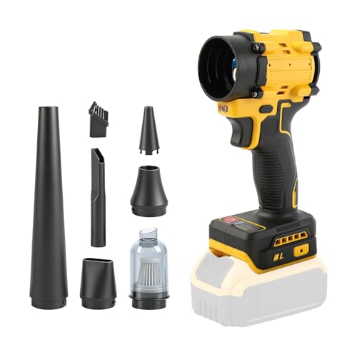 Akku-Staubwedelgebläse für Dewalt 18V 20V Akku, 2-in-1 Handstaubsauger und Akku-Laubbläser, 85000 U/