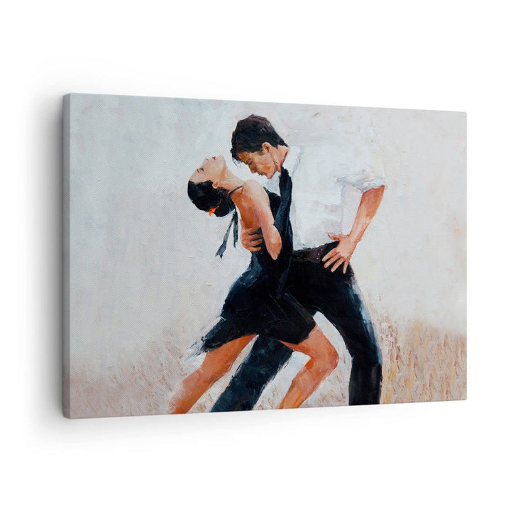 ARTTOR Bilder auf Leinwand tanzen sie Leinwandbild mit Rahmen 70x50cm Wandbilder Dekoration Wohnzimm