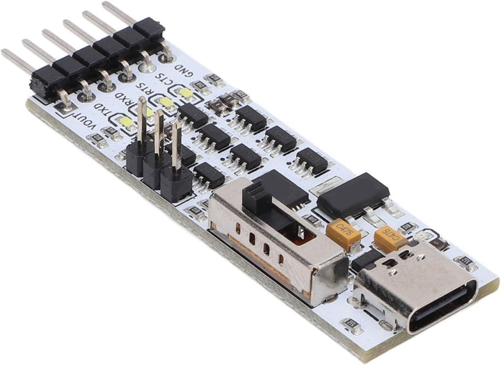 Bewinner FT232RL USB-zu-TTL-Seriell-Adaptermodul mit Power- und Daten-LEDs, RTS/Cts-Pins, 1,8 V–5 V