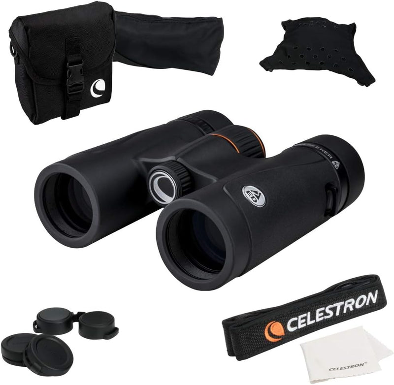 Celestron 71401 TrailSeeker ED 8 x 32 Dachprismen-Fernglas, Vollbreitband-Mehrschichtlinse, BaK-4 Pr