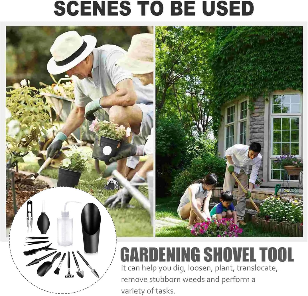 Gartenwerkzeug Set, 13 Stück Mini Pflanzen Werkzeug Set, Sukkulenten-Werkzeuge Bonsai Werkzeug Set f