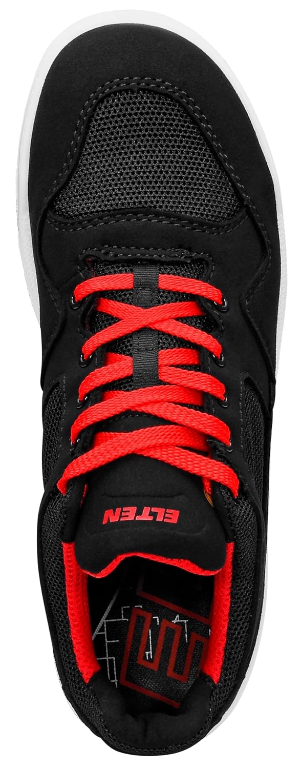 ELTEN Sicherheitsschuhe Lakers Black Low ESD S1P, Damen und Herren, Textil, Kunststoffkappe (Leichte