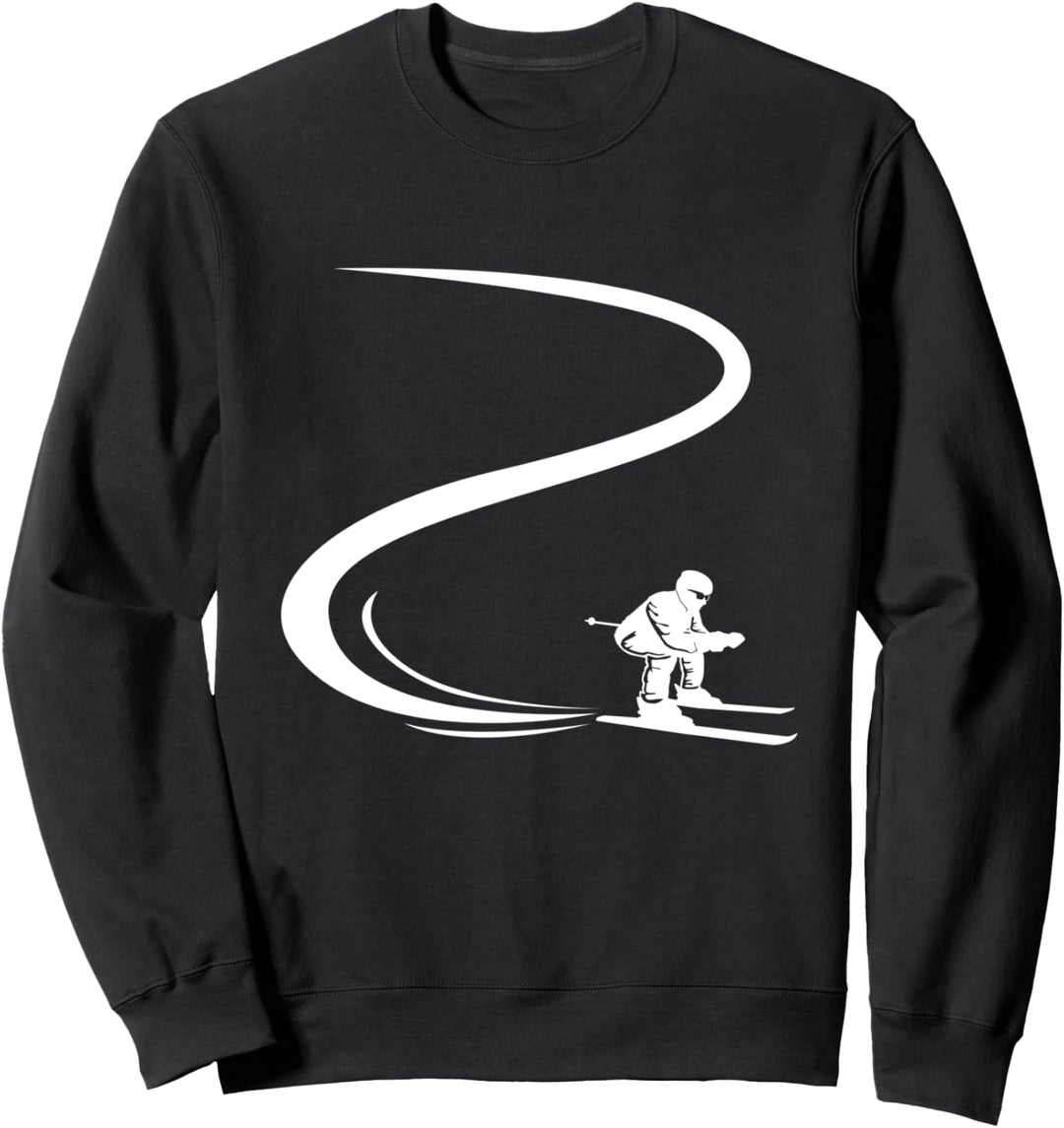 Skifahrer Design - Skifahren Wintersport Skipiste Sweatshirt