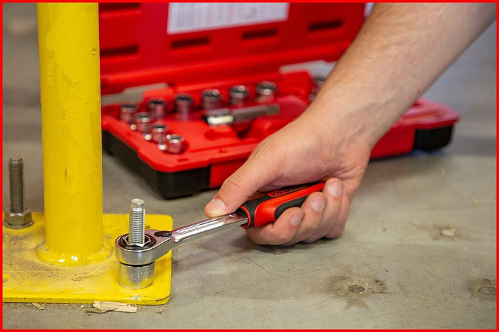 KS Tools 916.4050 3/8"+1/2" TRIPLEplus Durchgangs-Steckschlüssel-Satz, 17-tlg.
