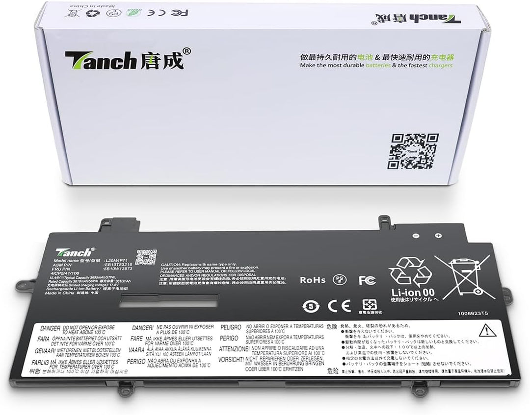 Laptop Akku L20C4P71 5B10W13975 SB10T83217 L20L4P71 für Lenovo ThinkPad X1 Carbon Gen 9-20XW00K0YA T