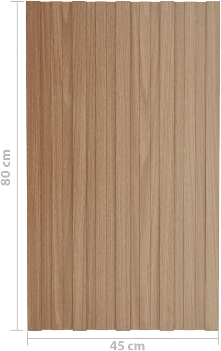 Gecheer 36 STK. Dachpaneele Dachpfannen Profilblech Trapezblech Dachblech Stahlblech Trapezbleche Da