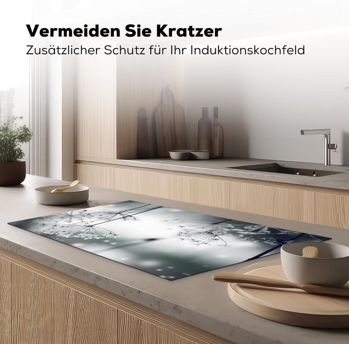 Herdabdeckplatte Einteilig Herdabdeckung Abdeckplatte für Ceranfeld Abdeckung Induktionskochfeld Auf