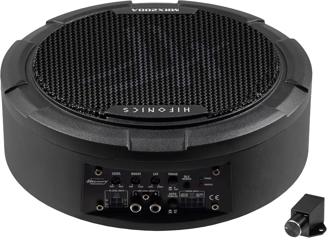 Hifonics MRX200A | 20 cm (8") Aktiv-Subwoofer für Reserverad
