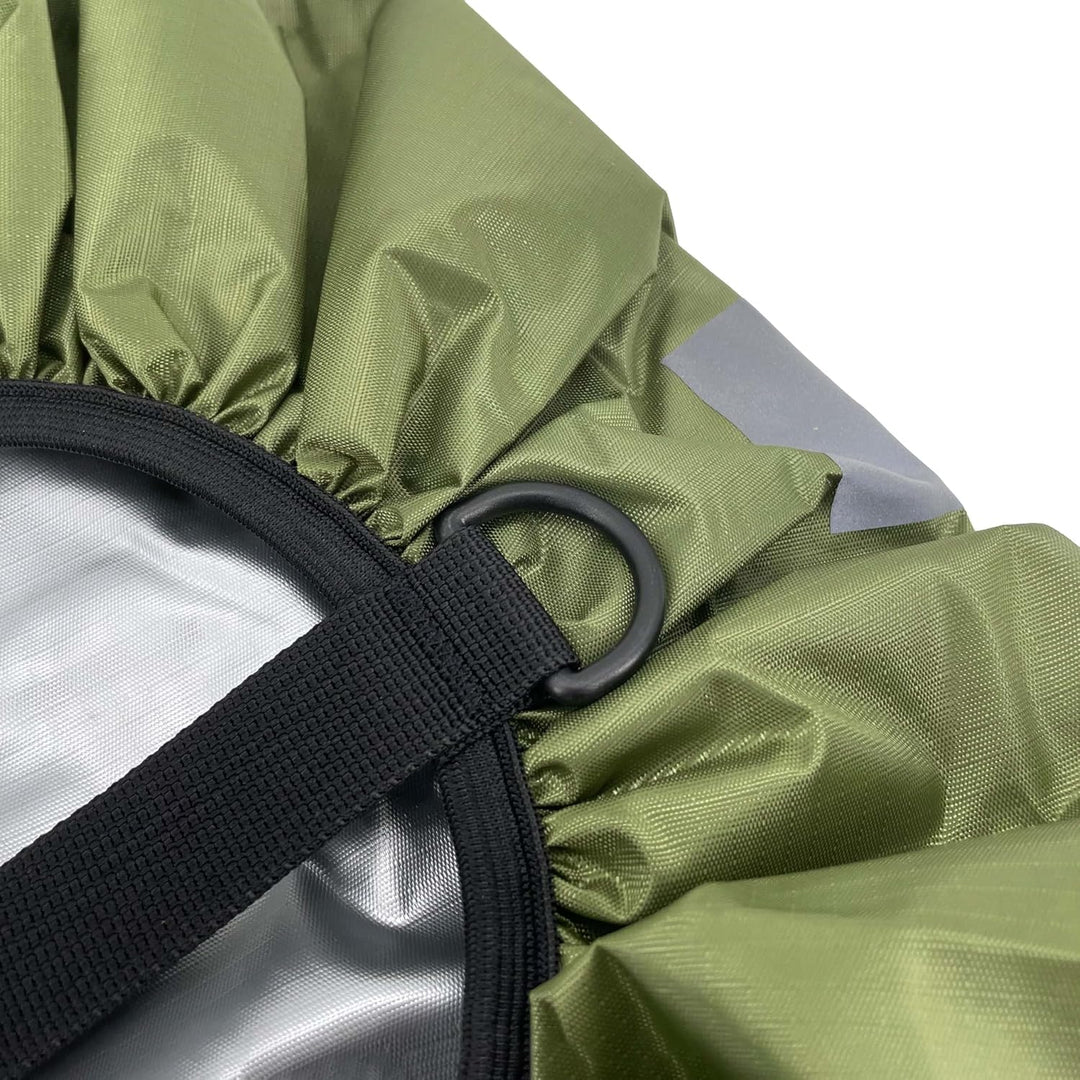 Alephnull Regenschutz Rucksack mit Reflexstreifen 60L-100L wasserdichte Regenschutz Schulranzen Refl