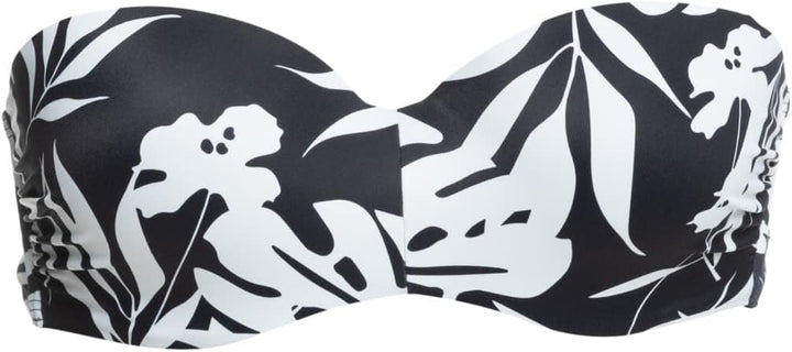 Roxy Damen Love The Beach Vibe-Bandeau-Bikinioberteil Bikini XS Anthracite Surf Trippin Bico S, XS A