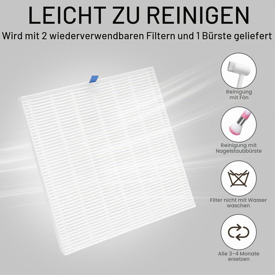 Madenia Professionell Staubabsaugung für Nägel - 56W Leistungsstark Nagelstaubsauger mit 2 Filters u