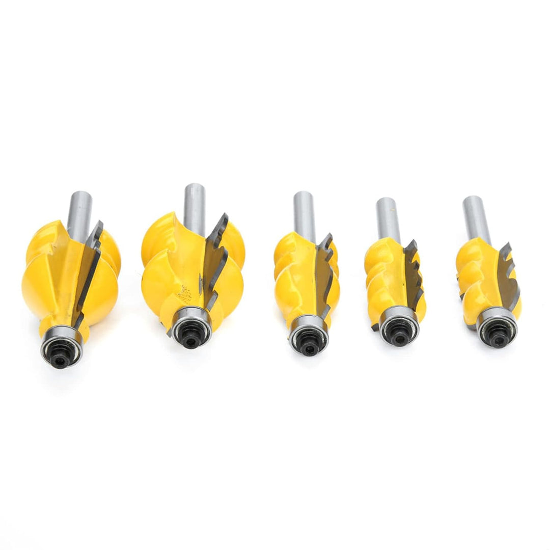 5 Stücke Verleimfräser, 8mm Schaft Oberfräser Lock Miter Router Bit Handlauf Fräser Trimmen