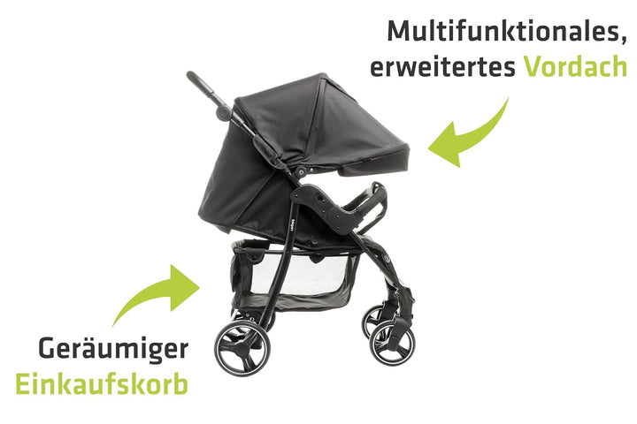 Rapid kinderwagen buggy bis 22 kg, kompakter buggy, klein, leicht und stabil, amortisierte Räder (Sc