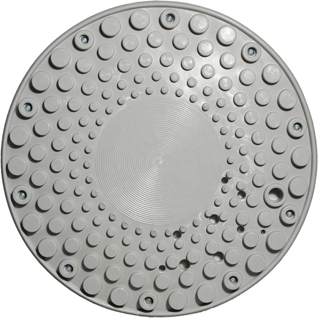 Topstar Sitness H2, Arbeitshocker, Stehhilfe, Drehhocker, Skateboardsitz, höhenverstellbar, Stoffbez