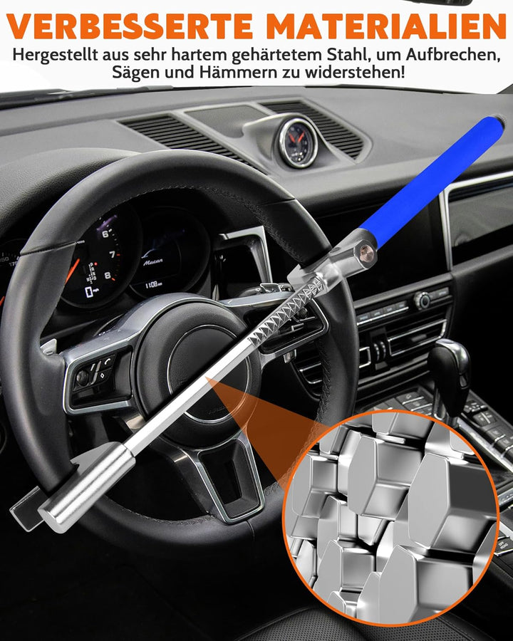 Tevlaphee Lenkradkralle, Lenkradschloss für Auto, Auto Diebstahlsicherung, Lenkradsperre Wohnmobil,