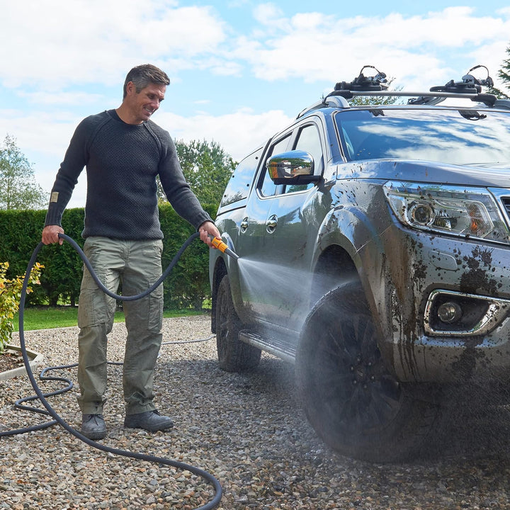 HOZELOCK - Tuffhoze 25 m Hybridschlauch: äusserst flexibler Schlauch mit Tuff-Fiber-Gewebe-Technolog