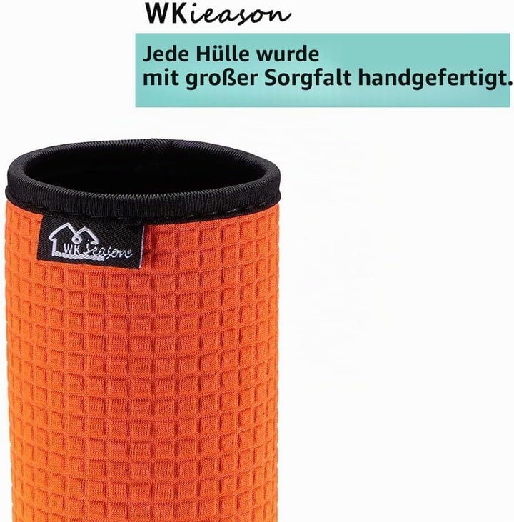 WK IEASON 12 oz Slim Can Sleeves Insulators Holder 12 oz Beer Bottle Sleeves Non-Slip Neoprene Can C
