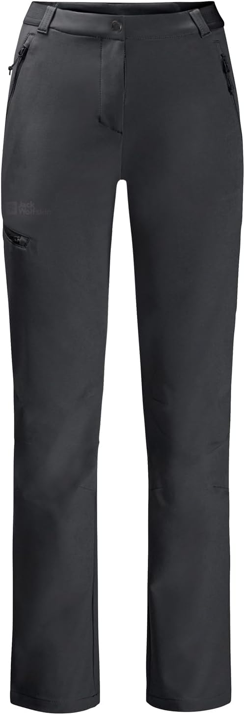 Jack Wolfskin Damen Wanderhose Geigelstein Pants W 42 Schwarz, 42 Schwarz