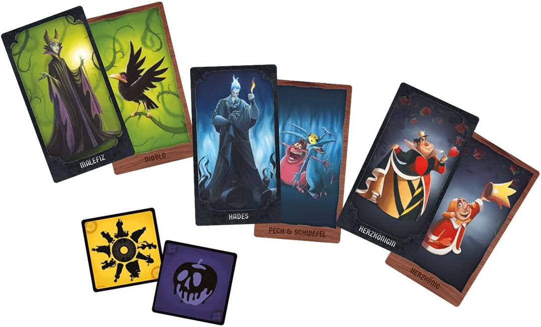 Asmodee | Zygomatic | Disney Villains – Versammlung des Bösen | Partyspiel | Kartenspiel | 6-12 Spie