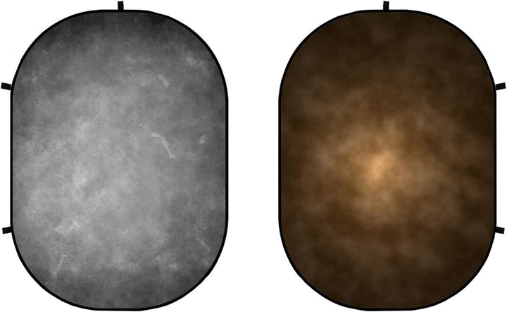 Kate 1.5x2m Braun/Grau Falthintergrund Fotografie Faltbarer Studio Hintergrund Faltender Hintergrund