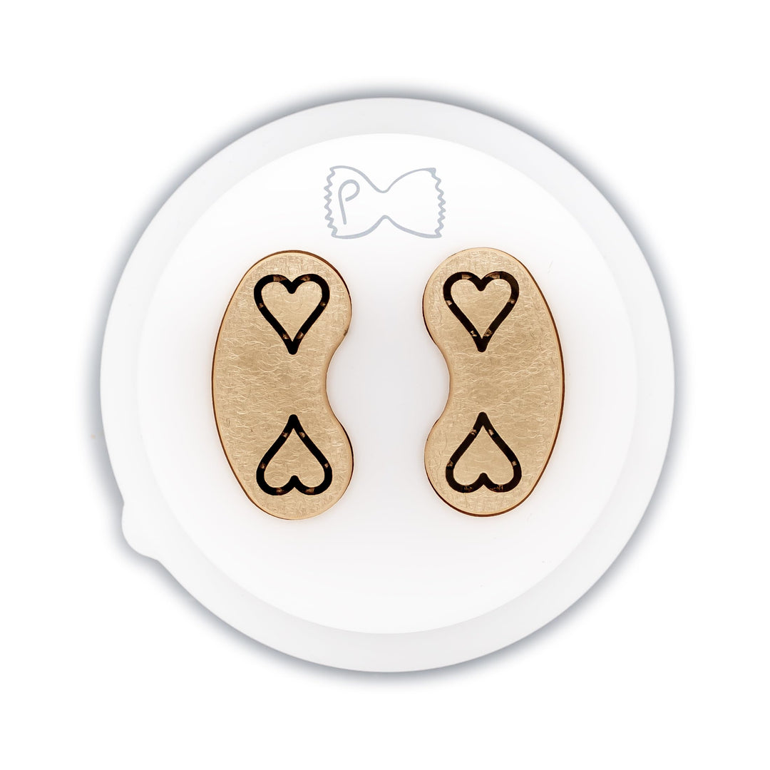 Pastidea - Matrize aus Bronze und POM Mini Herzen kompatibel mit Philips Pasta Maker Avance und Seri